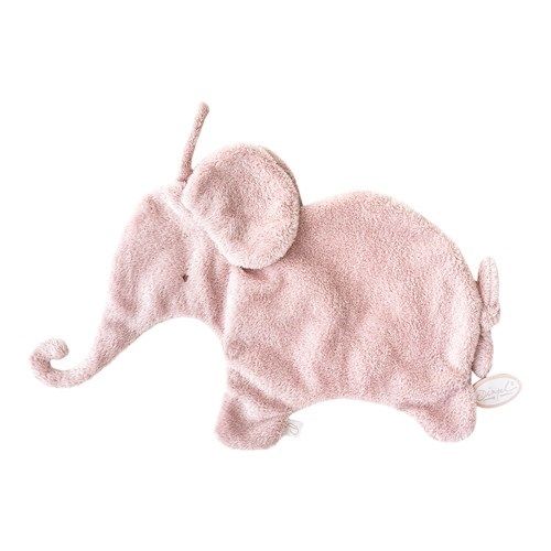  - oscar the elephant - comforter with pacifinder dark pink 22 cm 
